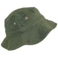 thumbnail image 1 of Tropic Hats Summer Floppy/Bucket W/Snap Up Sides, Chin Strap & Mesh Air Holes - Olive Extra Large, 1 of 5