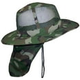thumbnail image 1 of Tropic Hats Summer Wide Brim Mesh Safari/Outback W/Neck Flap & Snap Up Sides - Camo S, 1 of 4