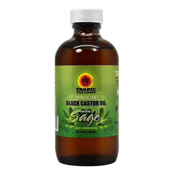 Tropic Isle Living Black Castor Oil Sage 4oz