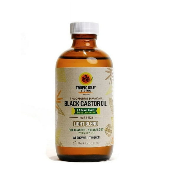 Tropic Isle Living Natural Hair Growth Oil, Jamaican Black Castor Oil, 4 fl oz (118 ml)