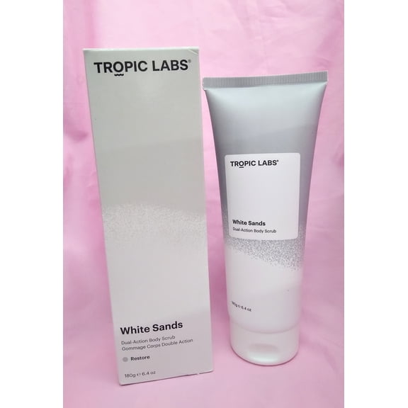 Tropic Labs White Sands Dual-Action Body Scrub 6.4 oz
