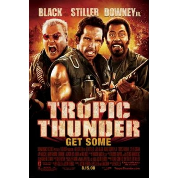 Tropic Thunder Movie Poster 11inx17in Mini Poster 11x17 poster