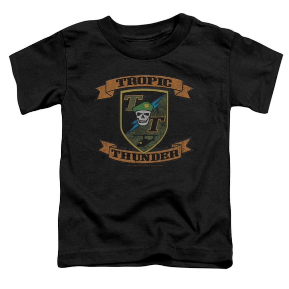 Tropic Thunder Patch Toddler T-Shirt Black