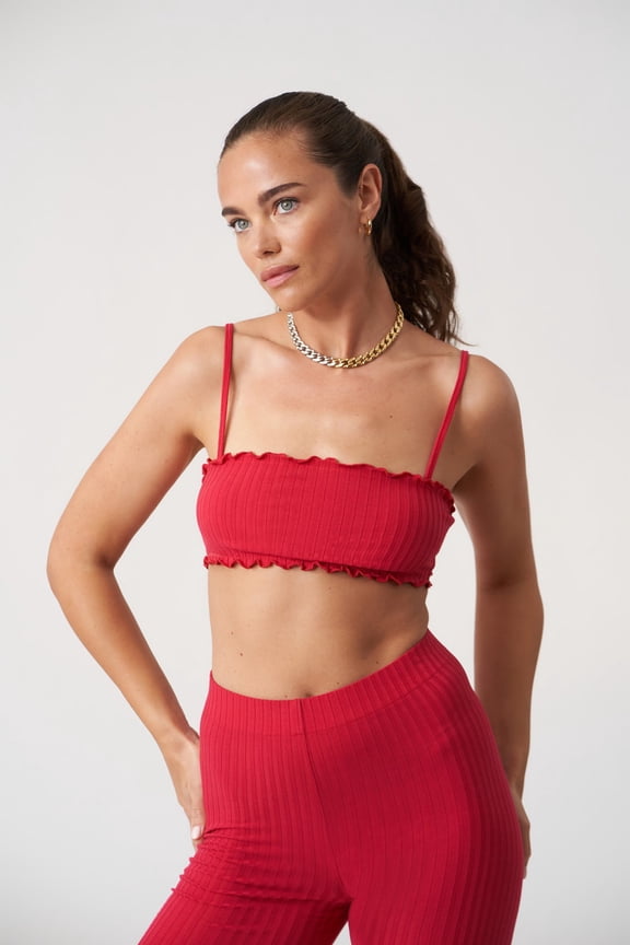 FUSCHIA Women's Allegra Tube Bra Top 2XL