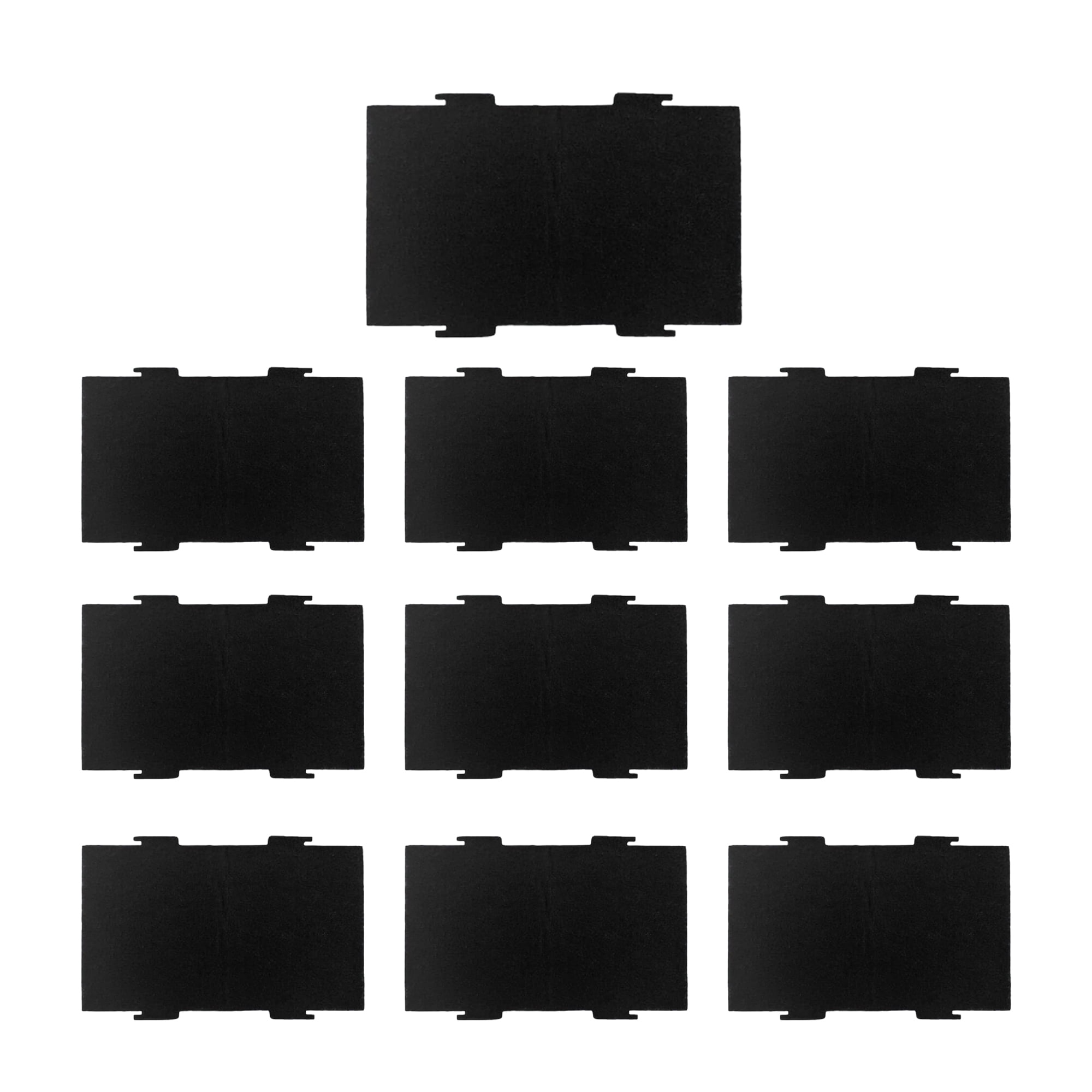 TropicAqua Activated Charcoal Filters Compatible with W11282981 W11223147 Whirlpool Microwave/KitchenAid Microwave/KitchenAid Compact Microwave/Hood Combo, 10 Pack