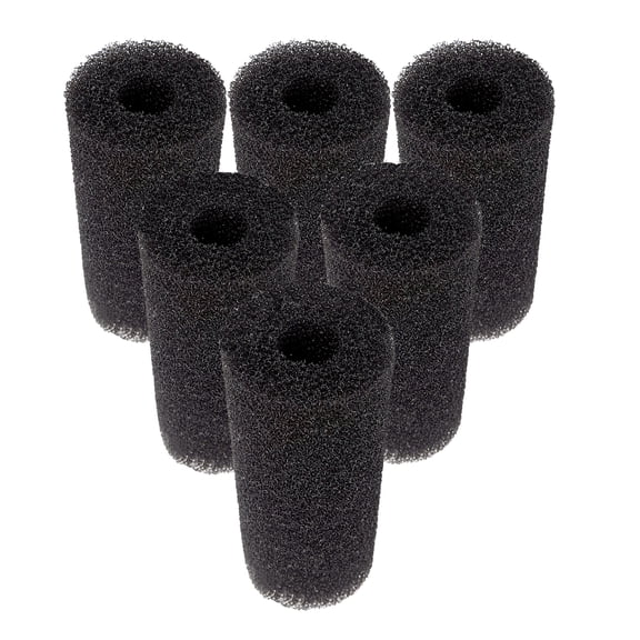 TropicAqua Aquarium Filter Sponge for Aquaclear & Fluval Filters - Compatible with Aqueon & Fluval C3 C4 (Pack of 6)