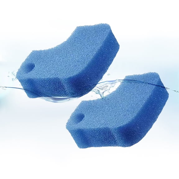 TropicAqua Blue Foam Filter Pads Replacement Compatible with Bio Master 250 350 600 Aquarium Bio Sponge (Pack of 2)