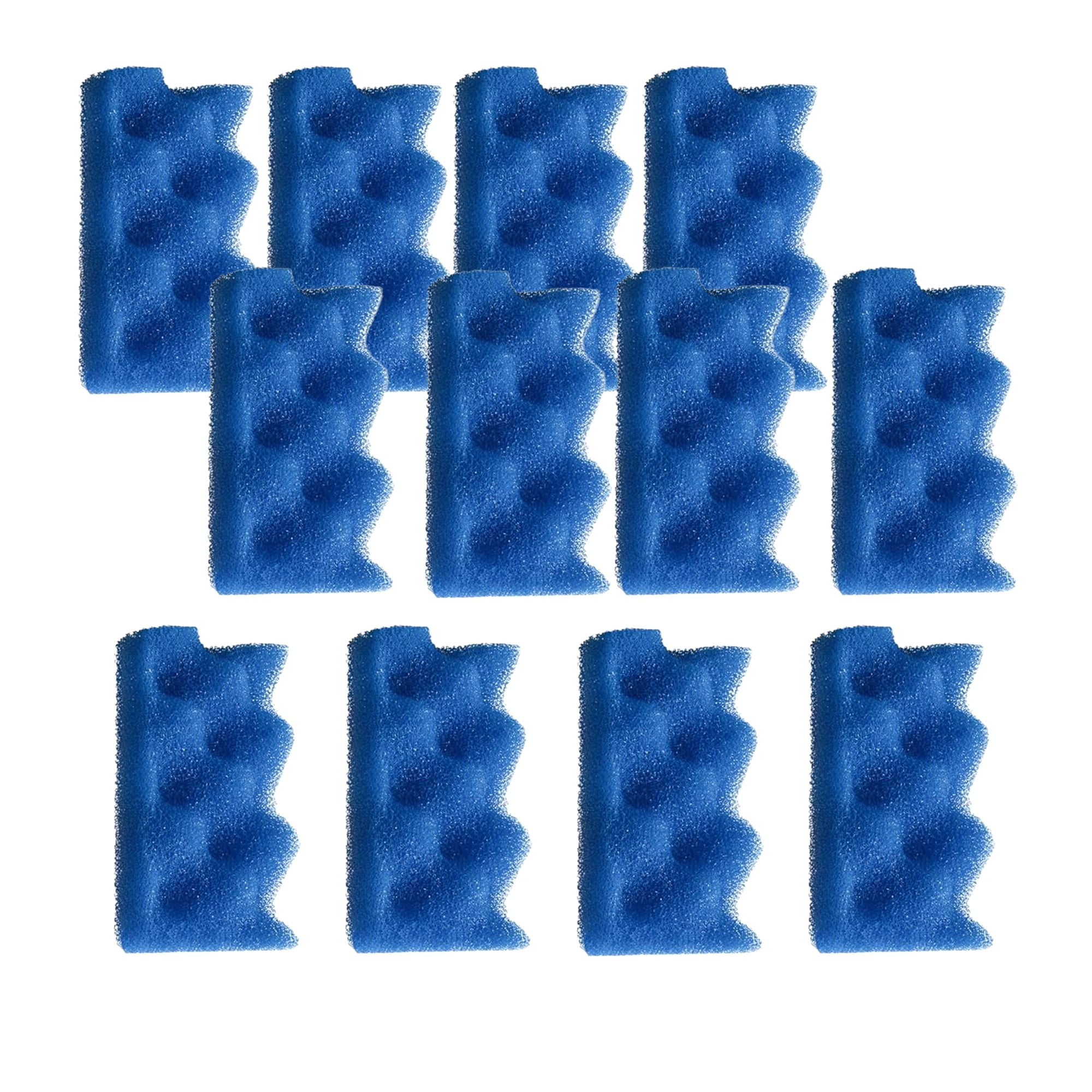 TropicAqua Blue Foam Filter Pads Replacement Suitable for Fluval 106, 107 Canister Filter Aquarium Bio Sponge(Pack of 12)
