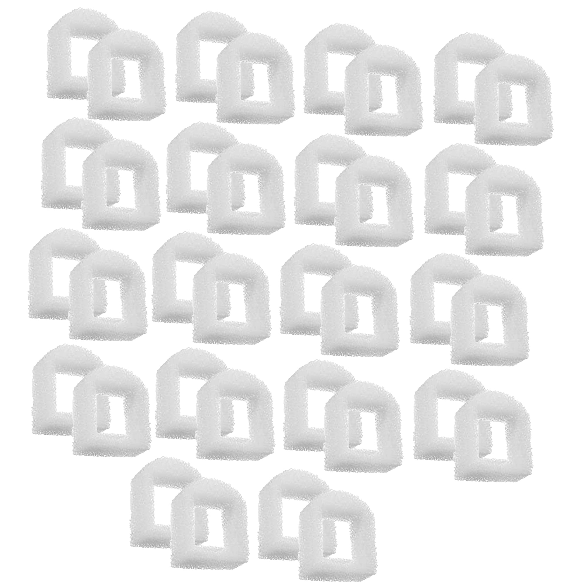 TropicAqua Cat Fountain Replacement Filter Sponge for Drinkwell Stainless Steel 360, Lotus, Avalon, and Pagoda pet Dog and Cat Water Fountains (Pack of 36)