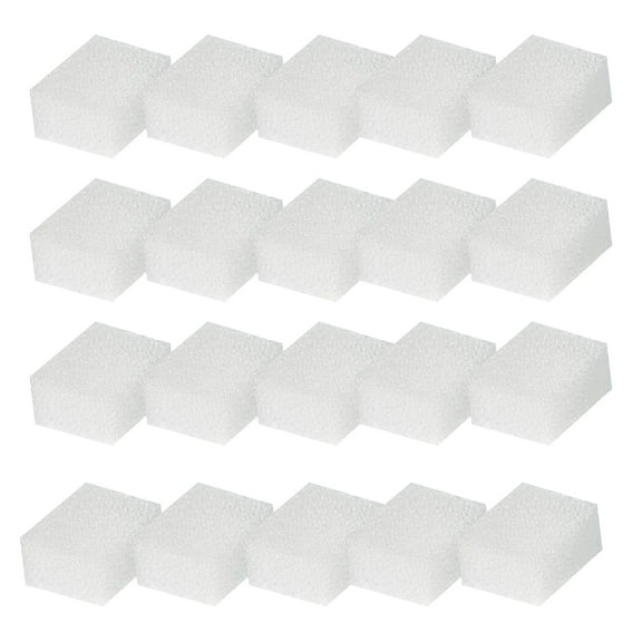 TropicAqua Cat Water Fountain Sponge Filters, Replacement Foam Filters Compatible with Clover LED Light Pet Dog Drinking Fountain (Pack of 20)