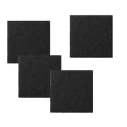 TropicAqua Charcoal Cat Litter Box Replacment Filter for HAPAW Stainless Steel Litter Box with Lid Carbon Odor Filters Pack of 4