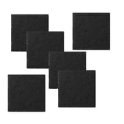 TropicAqua Charcoal Cat Litter Box Replacment Filter for HAPAW Stainless Steel Litter Box with Lid Carbon Odor Filters Pack of 6