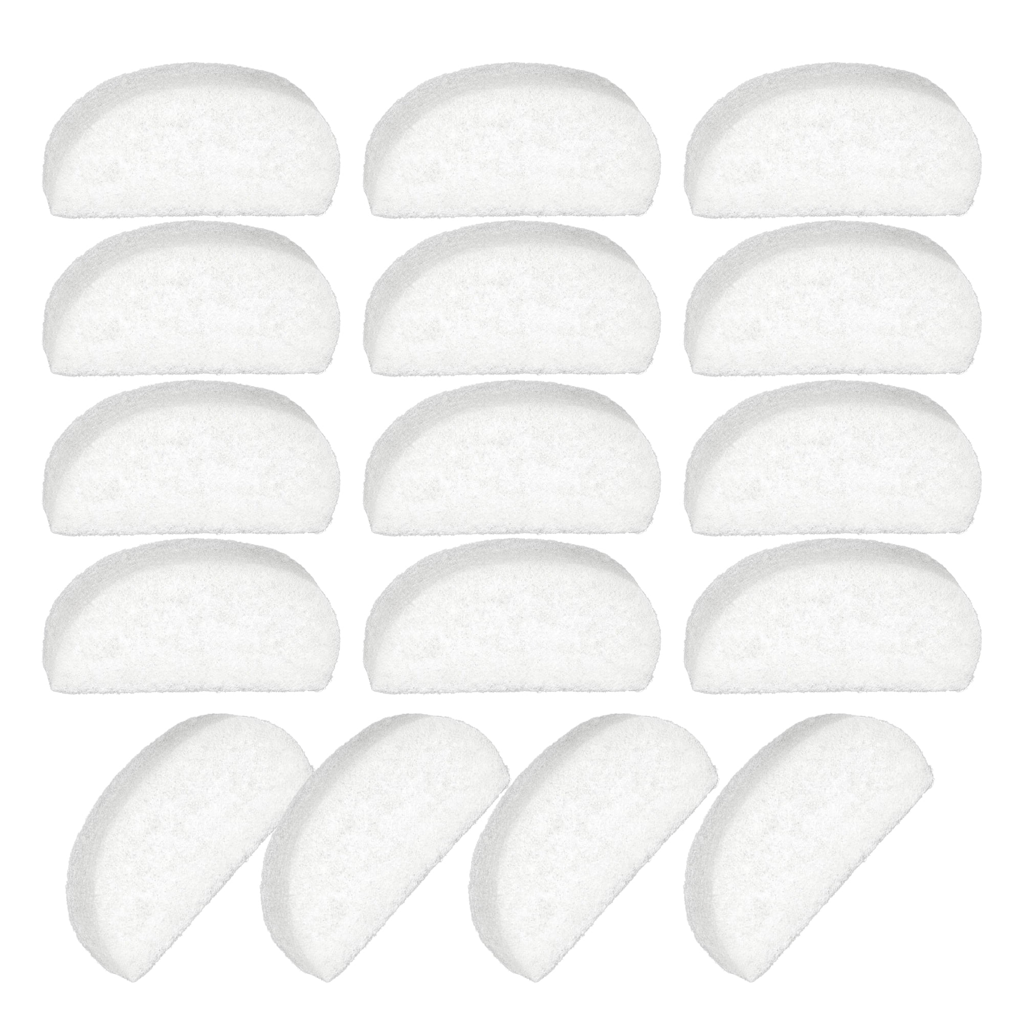 TropicAqua Fine Filter Pads Suitable for Fluval 104,105,106,107,204,205,206,207 Canister Filter Aquarium Bio Sponge(Pack of 16)
