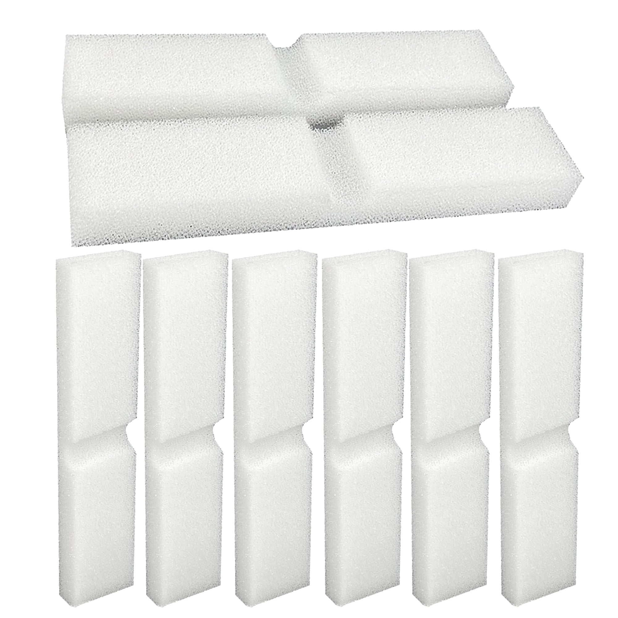 TropicAqua Foam Filter Pads Replacement Compatible with Fluval Fx4 FX5 FX6 Canister Filter Aquarium Bio Sponge (Pack of 8)