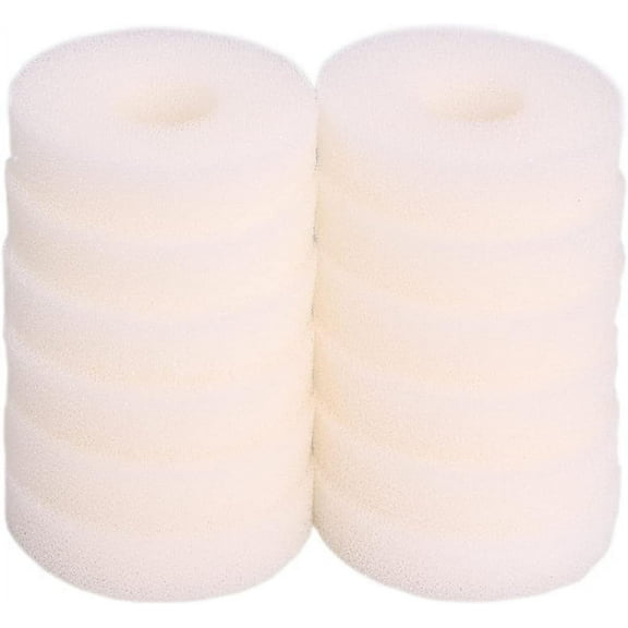TropicAqua Foam Filter Pads for Biorb Service Kit Replacement Aquarium Bio Sponge (Pack of 12)