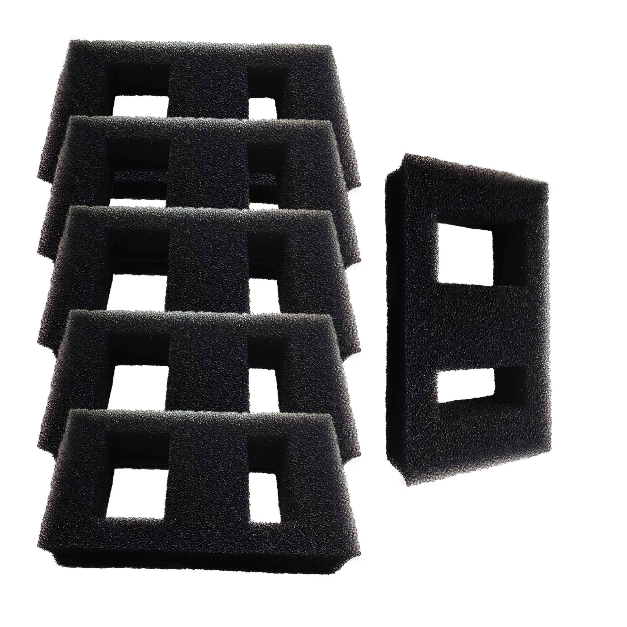 TropicAqua Foam Filter Replacement Compatible with Fluval SPEC Aquarium Bio Sponge (Pack of 6)