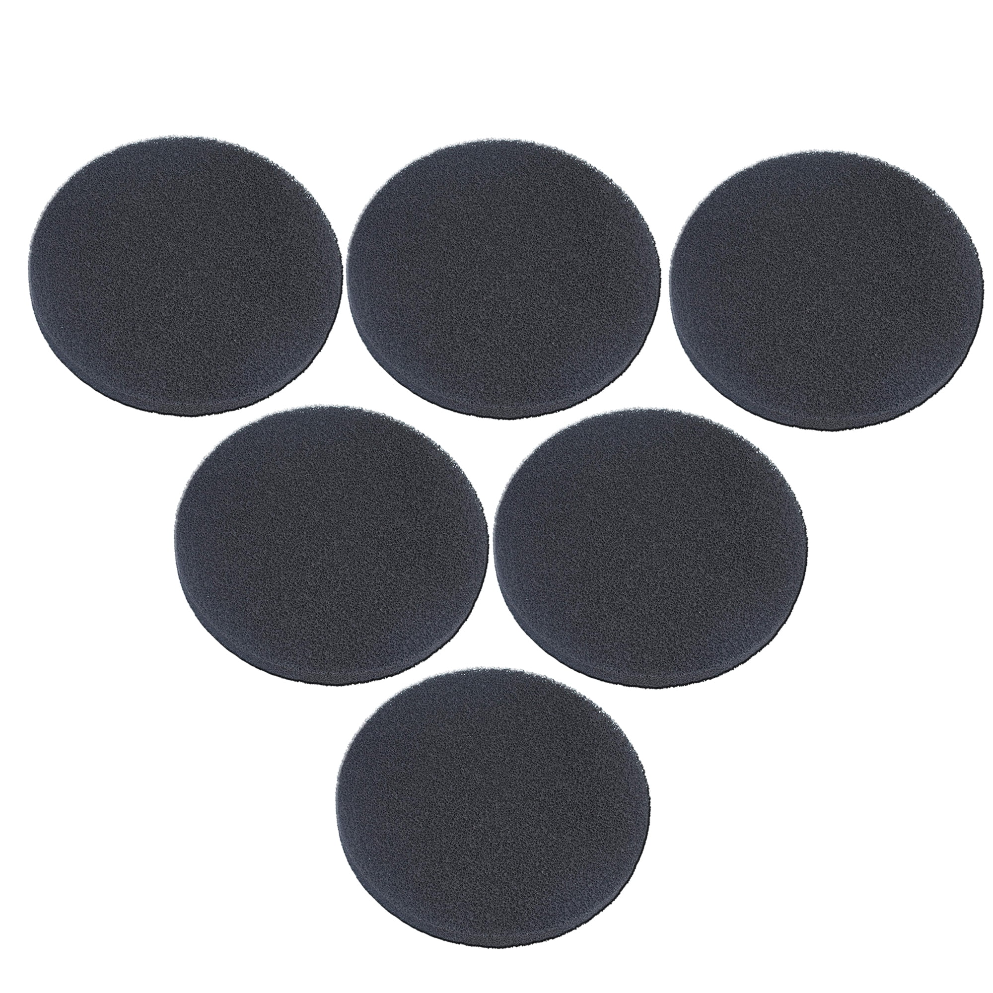 TropicAqua Fx4 Carbon Foam Filter Pads Replacement Compatible with Fluval FX5 FX6 Canister Filter Aquarium Sponge (Pack of 6)