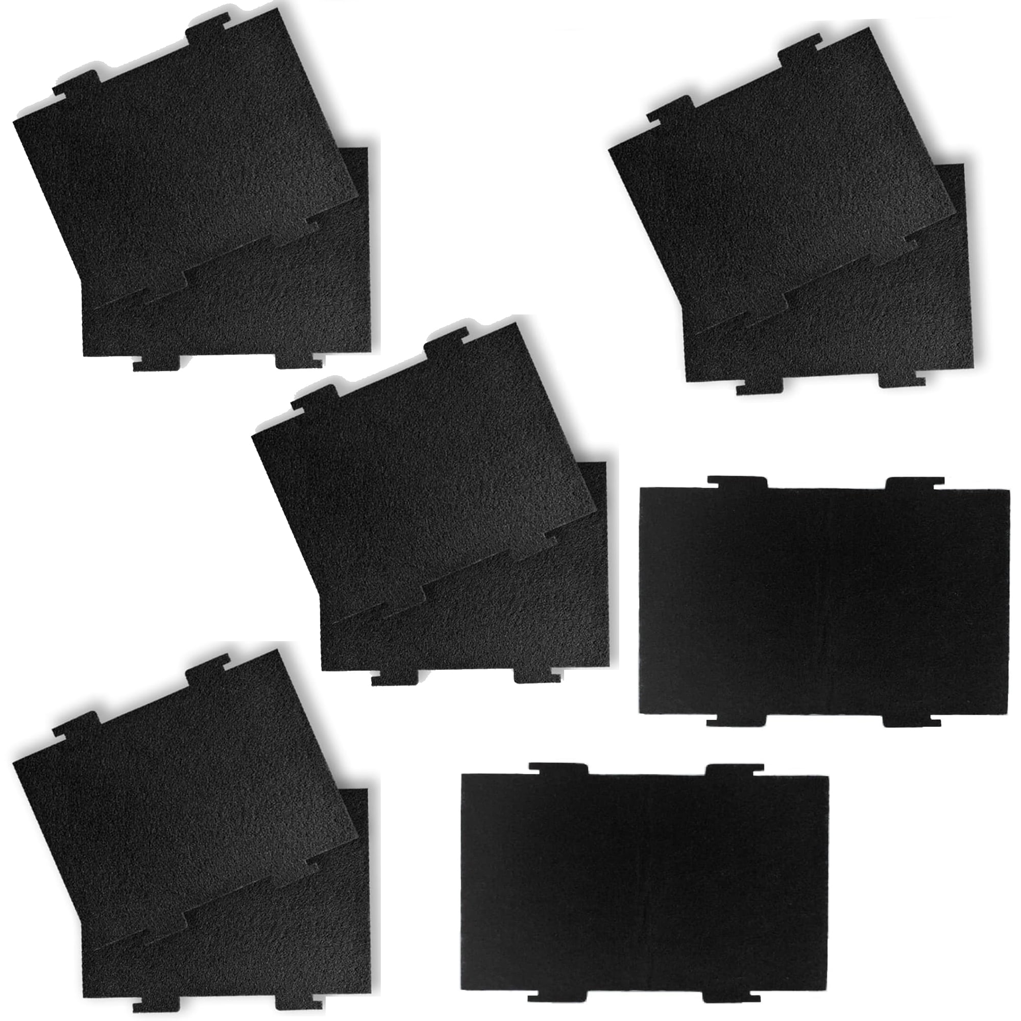 TropicAqua Replacement Air Filters for Microwave Oven – 10 Pack W11282981 Activated Charcoal Filters Compatible with Kitchen Aid and Whirlpool Over The Range Microwave Hood Models
