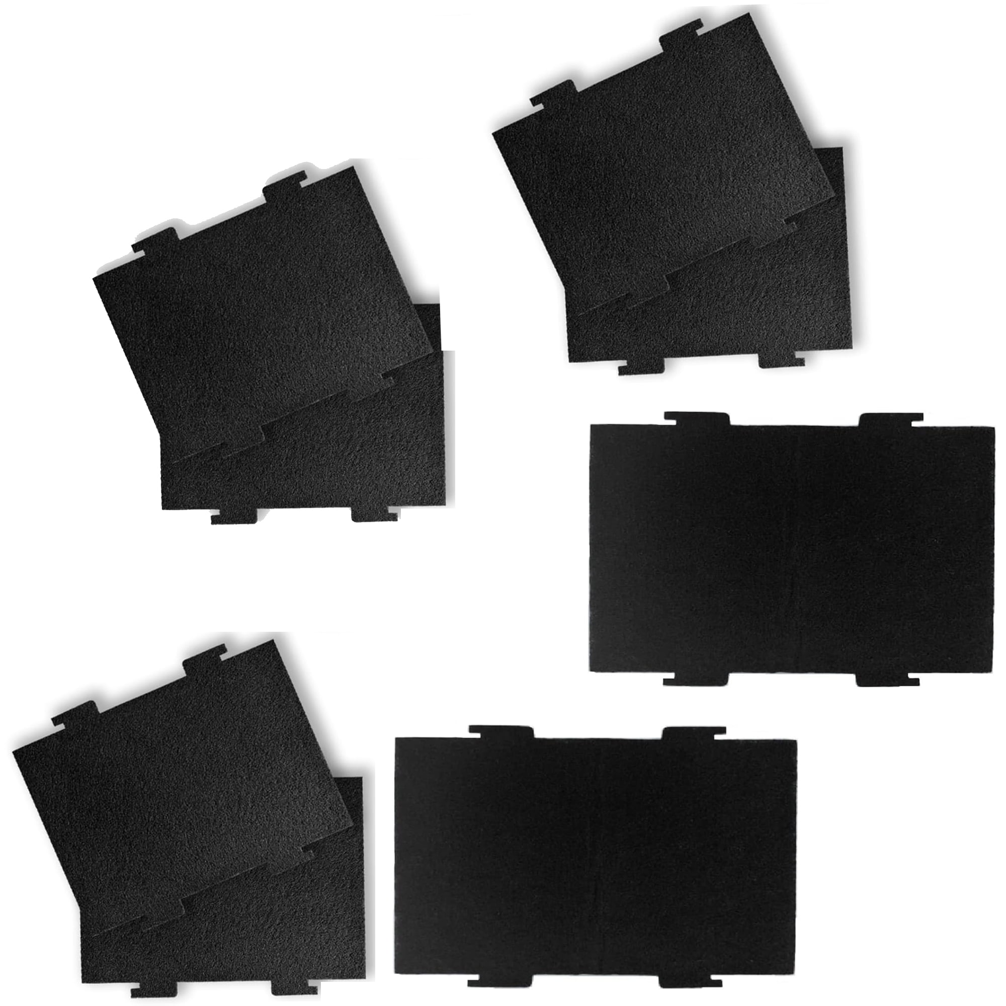 TropicAqua Replacement Air Filters for Microwave Oven – 8 Pack W11282981 Activated Charcoal Filters Compatible with Kitchen Aid and Whirlpool Over The Range Microwave Hood Models