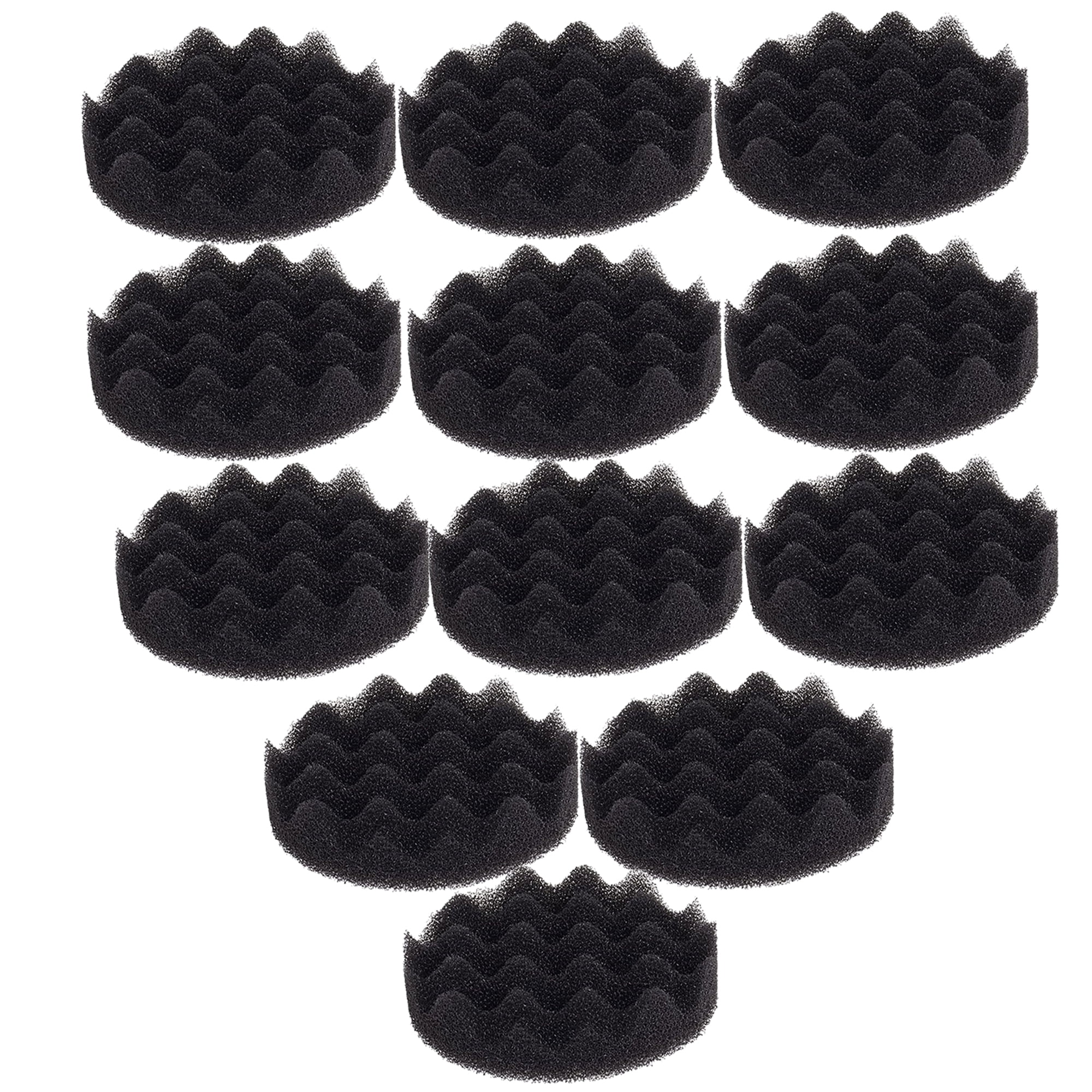 TropicAqua Replacement Aquarium Bio Foam Filter Pads Sponge Suitable for FX4 FX5 FX6 (Pack of 12)