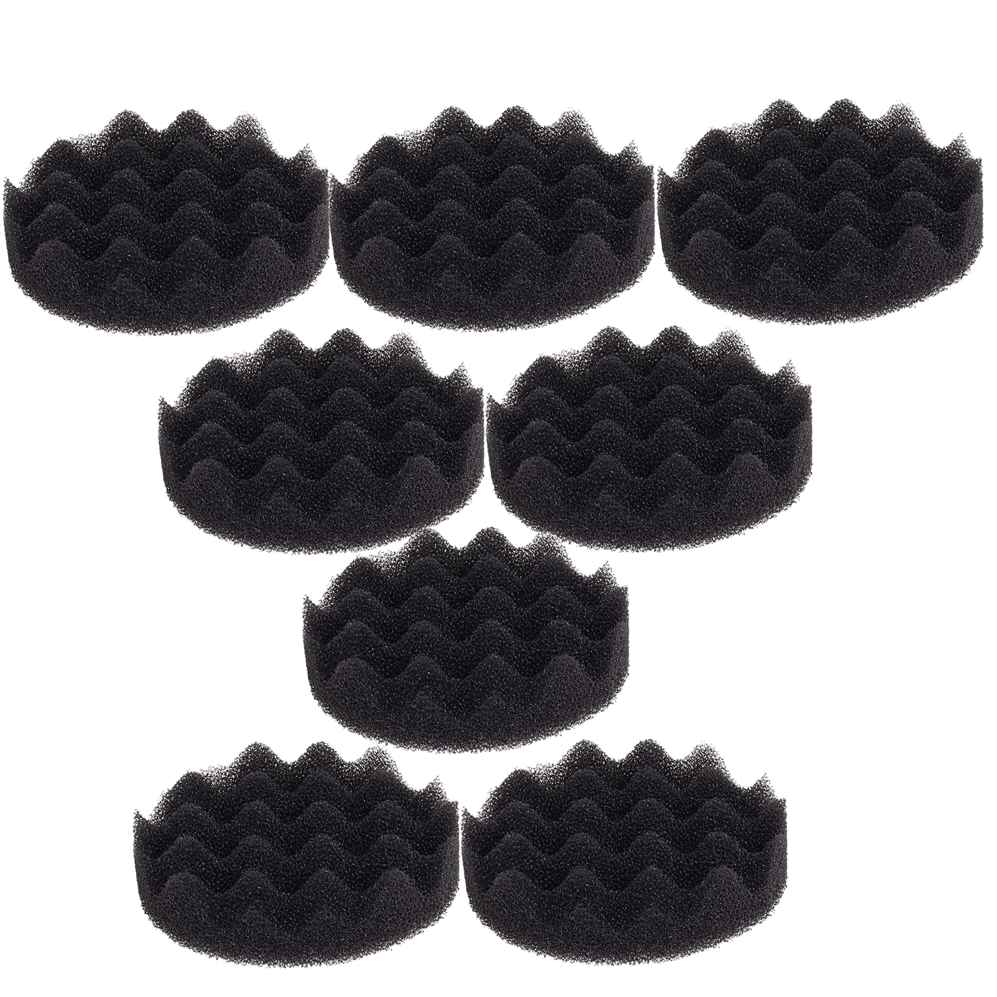 TropicAqua Fx4 Bio-Foam Filter Pads Replacement Compatible with Fluval FX5 FX6 Canister Filter Aquarium Sponge (Pack of 8)