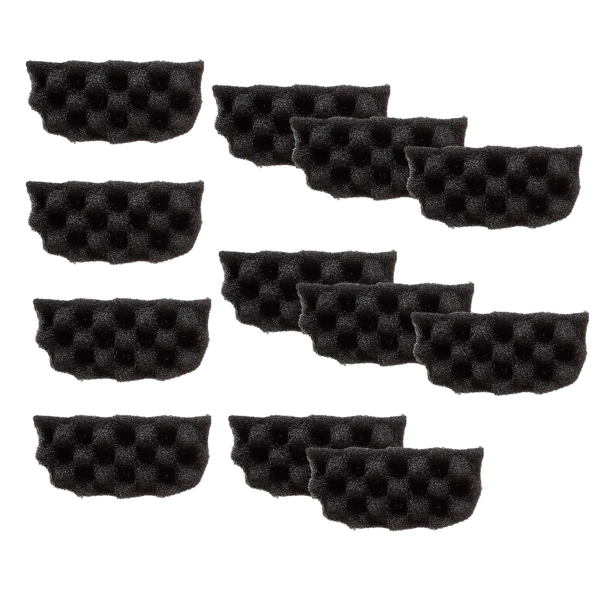 TropicAqua Replacement Aquarium Bio Sponge Foam Filter Pads Suitable for Fluval 104, 105, 106, 204, 205, 206 (Pack of 12)