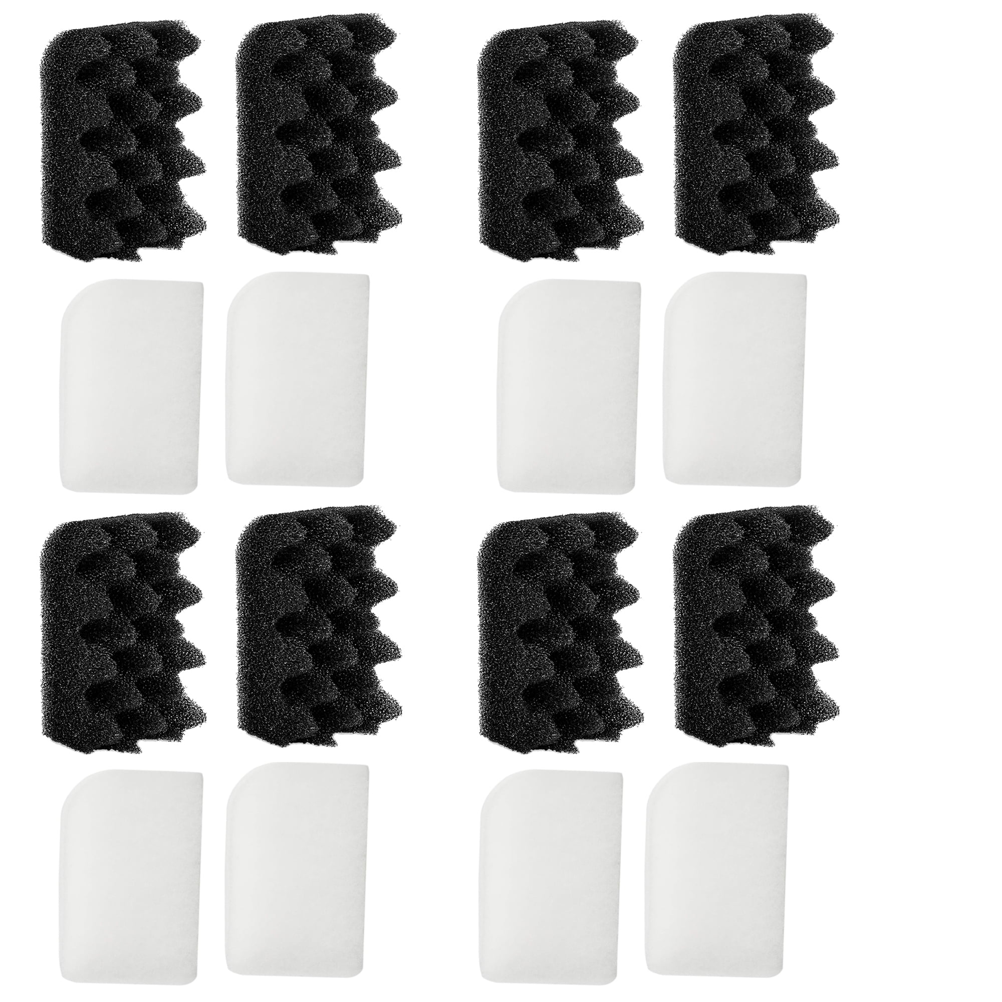 TropicAqua Replacement Aquarium Bio Sponge Foam Filter Water Polishing Pads Suitable for Fluval 304, 305, 306, 404, 405, 406 (Pack of 16)