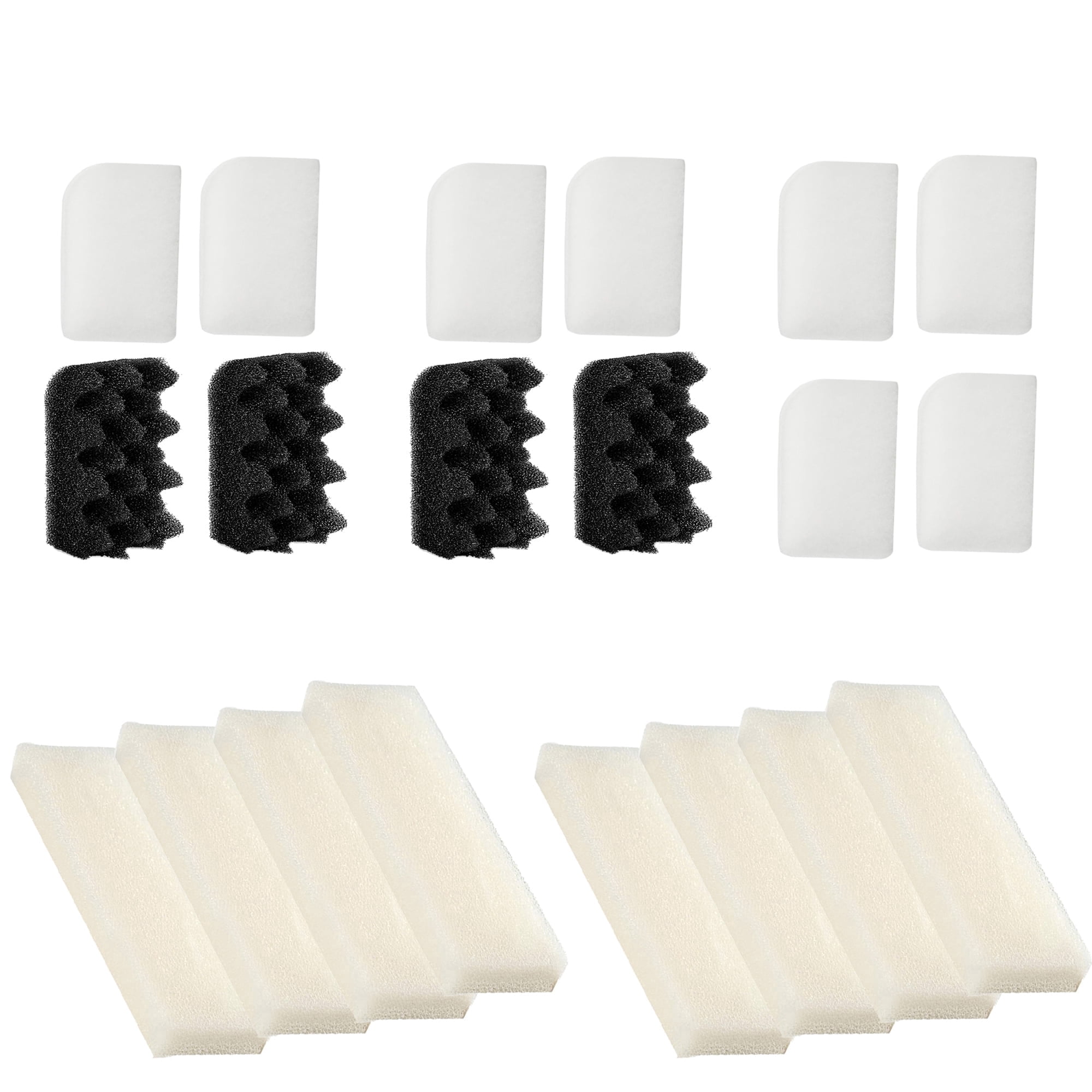 TropicAqua Replacement Aquarium Bio Sponge Foam Filter Water Polishing Pads Suitable for Fluval 404, 405, 406(Pack of 20)