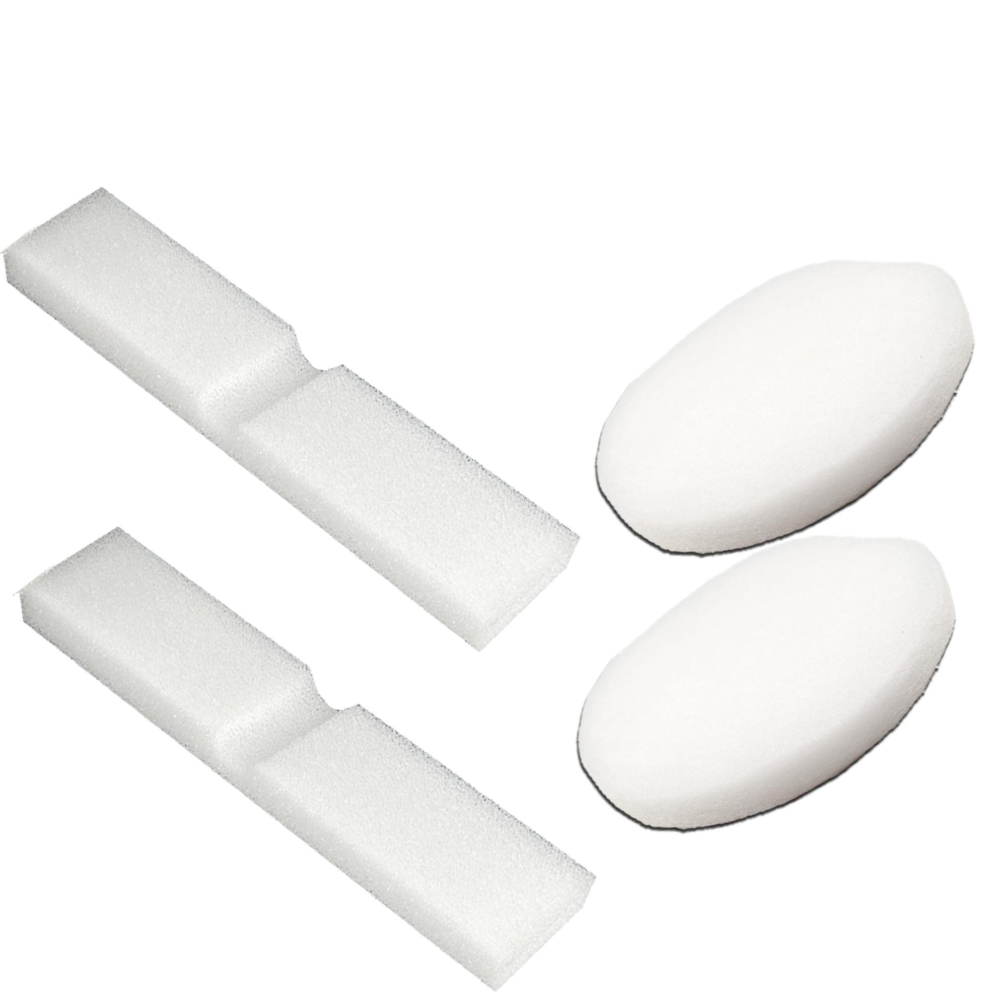 TropicAqua Replacement Aquarium Bio Sponge Foam Fine Filter Water Pad Suitable for FX4 FX5 FX6 (Pack of 4)