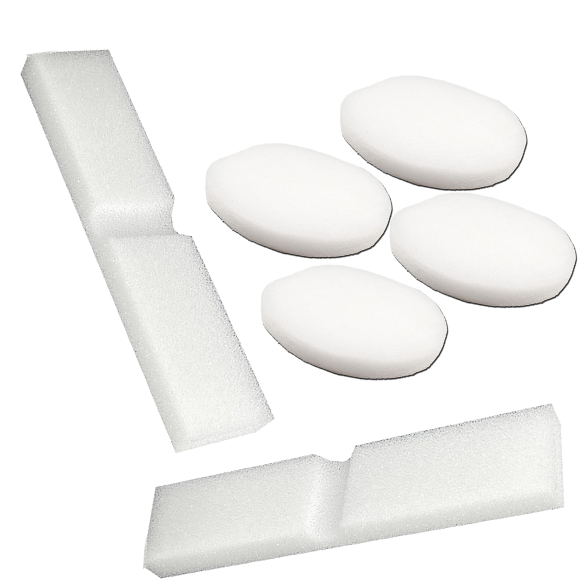TropicAqua Replacement Aquarium Bio Sponge Foam Fine Filter Water Pad Suitable for FX4 FX5 FX6 (Pack of 6)