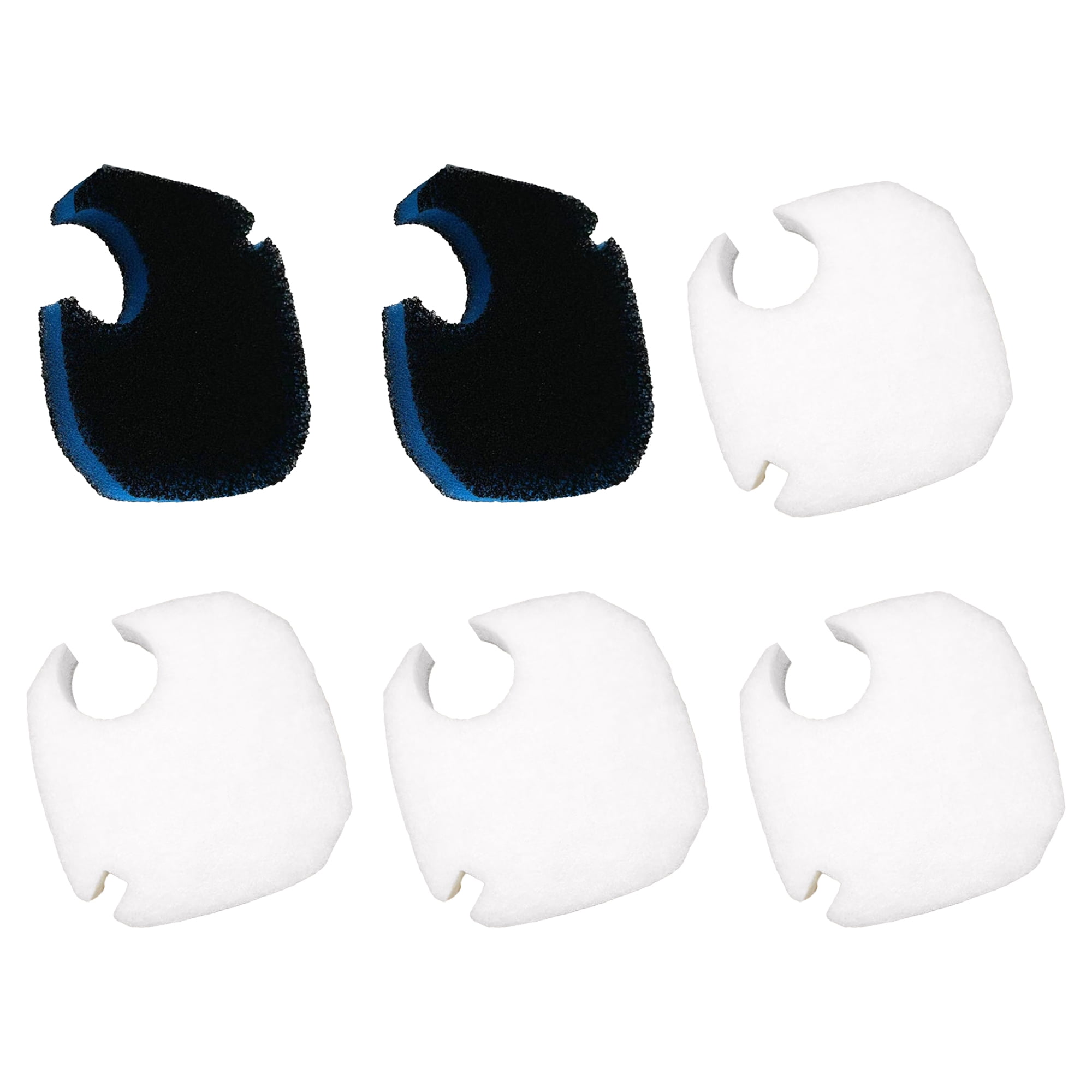 Amosijoy Aquarium-Filterpads Nachfüllset – Bio-Filtervlies & Aktivkohle-Schwämme Für Klare Wasserqualität