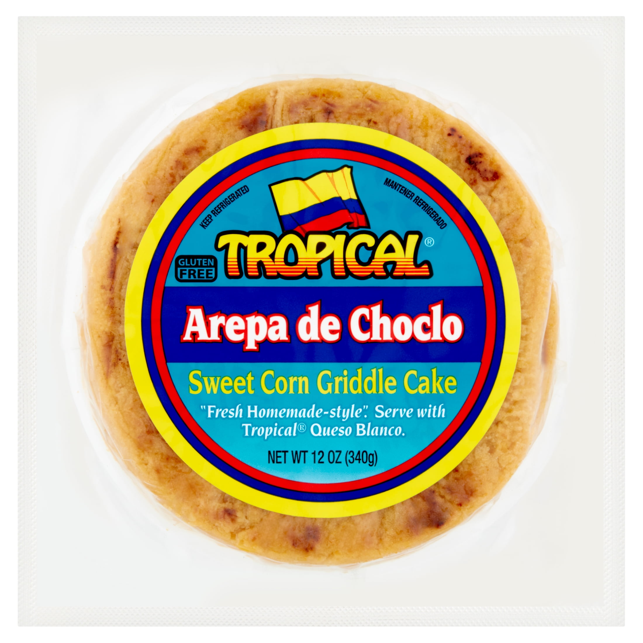 Tropical Arepa De Choclo GlutenFree Sweet Corn Griddle Cake, 12 oz