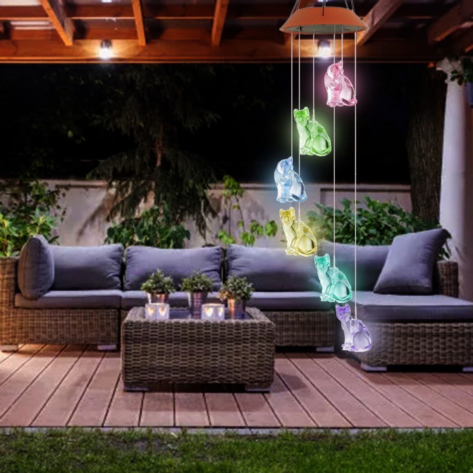 Tropical Backyard Decorations for Loss of Mother Wind Chime Outdoor