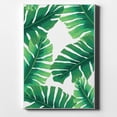 thumbnail image 1 of Tropical Banana Leaves - 11" x 14" - Decorative Canvas Wall Art - White Edge - 5/8" Gallery Wrapped, 1 of 2