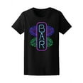 thumbnail image 1 of Tropical Bar Leaves Sharp Style Tee Women's -Image by Shutterstock, 1 of 2