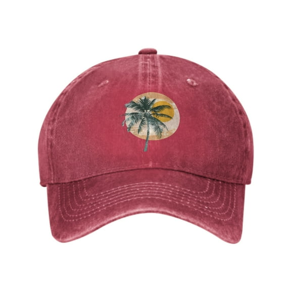 Tropical Baseball Caps for Men Women Adjustable Casual Trucker Hats for Fishing Outdoor Activities Fashion Hats