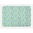 thumbnail image 1 of Tropical Bath Mat, Abstract Design Green Tones Exotic Leaves Tropic Botany on Plain Background, Plush Bathroom Decor Mat with Non Slip Backing, 29.5" X 17.5", Multicolor, by Ambesonne, 1 of 2