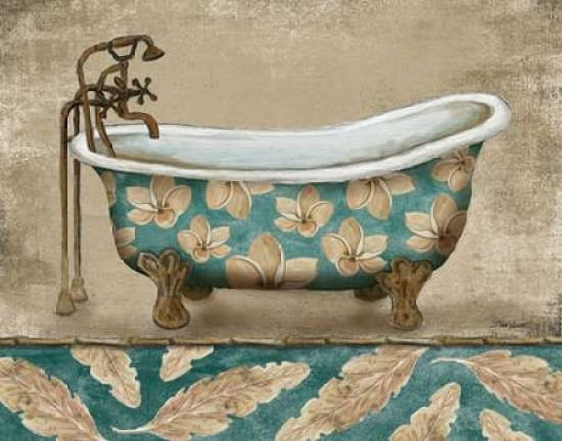 Tropical Bathtub II Canvas Art - Todd Williams (22 x 28)