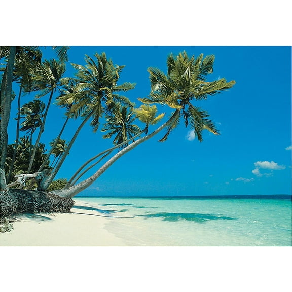 Tropical Beach Backdrop Banner (3Pc) - Party Decor - 3 Pieces