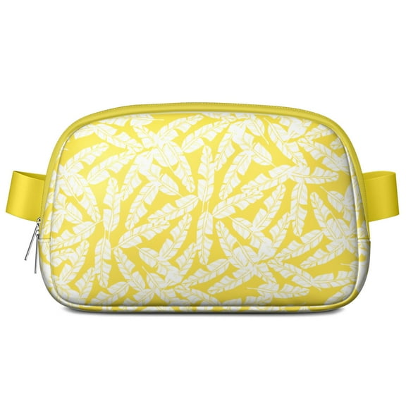 Tropical Beach Sunset Fanny Pack – Vibrant Palm Tree Waist Bag with Hawaiian Island Charm
