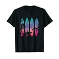 thumbnail image 1 of Tropical Beach Surf Surfboard Surfing Surfer Ocean Surfing T-Shirt, 1 of 5