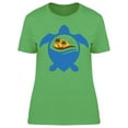 thumbnail image 1 of Tropical Beach Turtle Shell T-Shirt Women -Image by Shutterstock, Female x-Large, 1 of 2