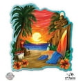 thumbnail image 1 of Tropical Beach Vacation - 3" Vinyl Sticker - For Car Laptop I-Pad Phone Helmet Hard Hat - Waterproof Decal, 1 of 1