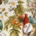 thumbnail image 1 of Tropical Birds and Flowers Wallpaper, Vintage Boho Floral peel and stick wallpaper, waterproof Home Decor for Living Room, Bedroom, Bathroom, Kitchen Cabinet, Dorm Room [17.7 * 118 in], 1 of 8