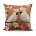 thumbnail image 1 of Tropical Birds Toucan Throw Pillow Covers  Parrots Flowers Leaves Outdoor Decorative Pillows Polyester  Cushion Cases for Couch Sofa Bed Home Decor, 1 of 5
