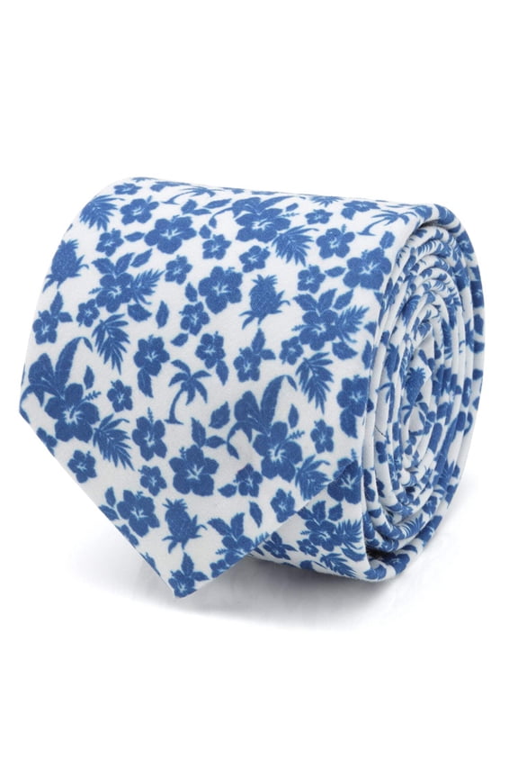 Tropical Blue Mens Tie