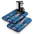 thumbnail image 1 of Tropical Botanical Coffee Mat Set of 2 Summer Vibes, Multi-Purpose Absorbent & Durable, 1 of 5