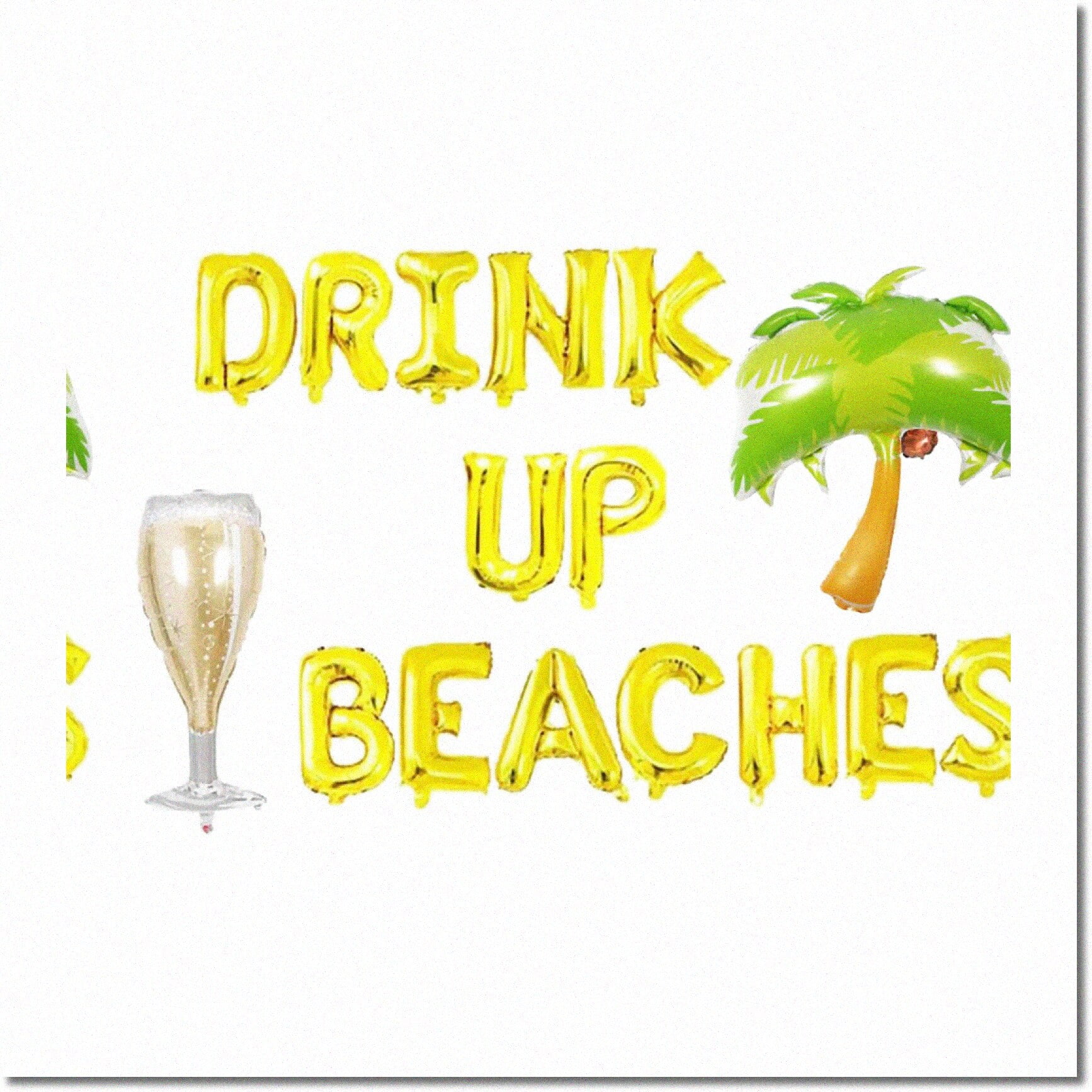 Tropical Breeze Luau Party Pack Beaches, Balloons, and Champagne