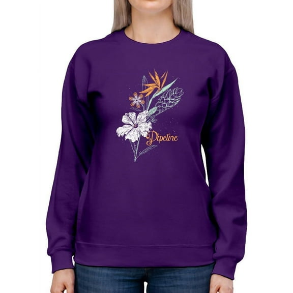 Tropical Breeze Women Sweatshirt -Pipeline