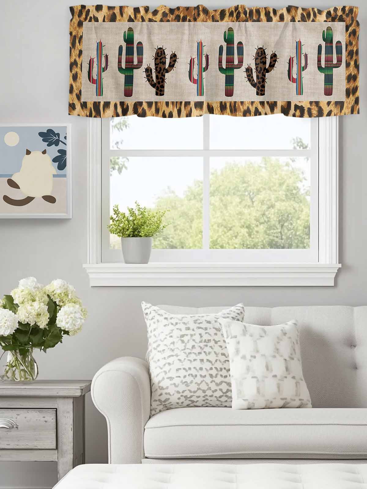 Cactus Spirit Quilted Valance NCU0DDK1622